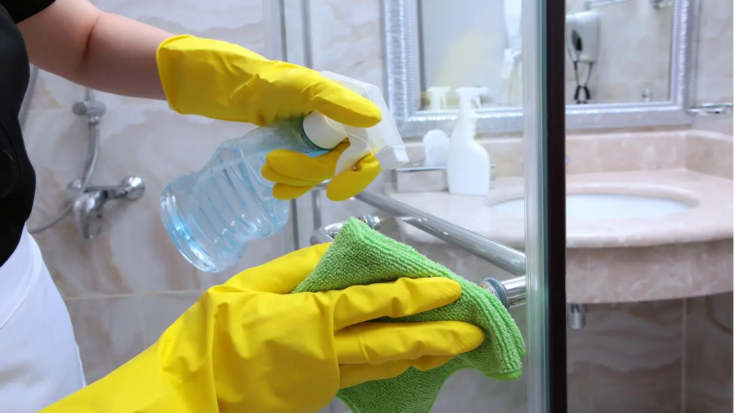 Kalk aus der Dusche entfernen